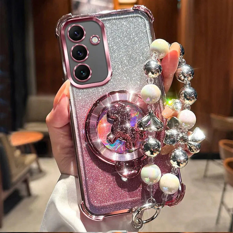 G7 A16 A26 A36 A56 A06 A15 A25 A35 A55 A14 A24 A34 A54 5G Bracket bracelet Case for Samsung Galaxy A17 A07 A37 A5