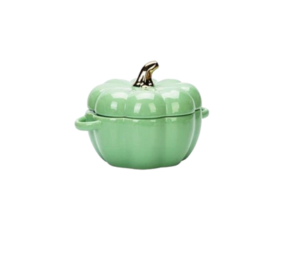 Beautiful and elegant pumpkin ceramic bowl