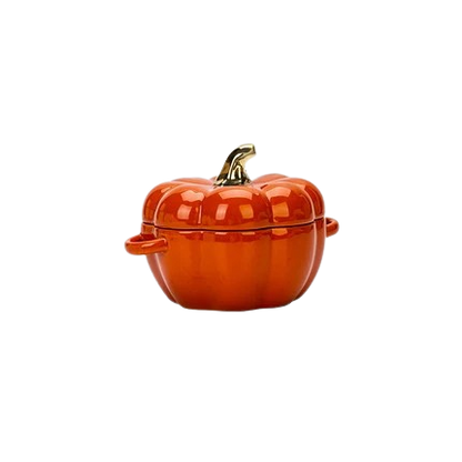 Beautiful and elegant pumpkin ceramic bowl