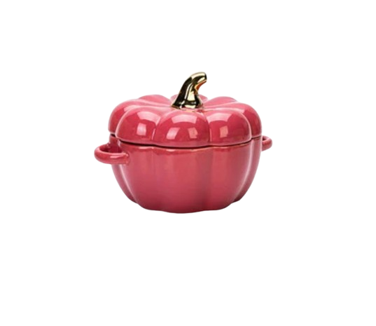 Beautiful and elegant pumpkin ceramic bowl