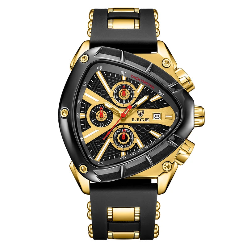 LIGE Men’s Sport Watch – Bold Design, Ultimate Performance
