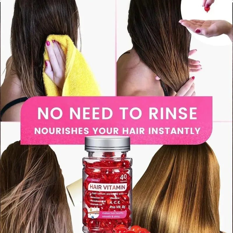 Moroccan Argan Vitamin Oil Hair Capsules