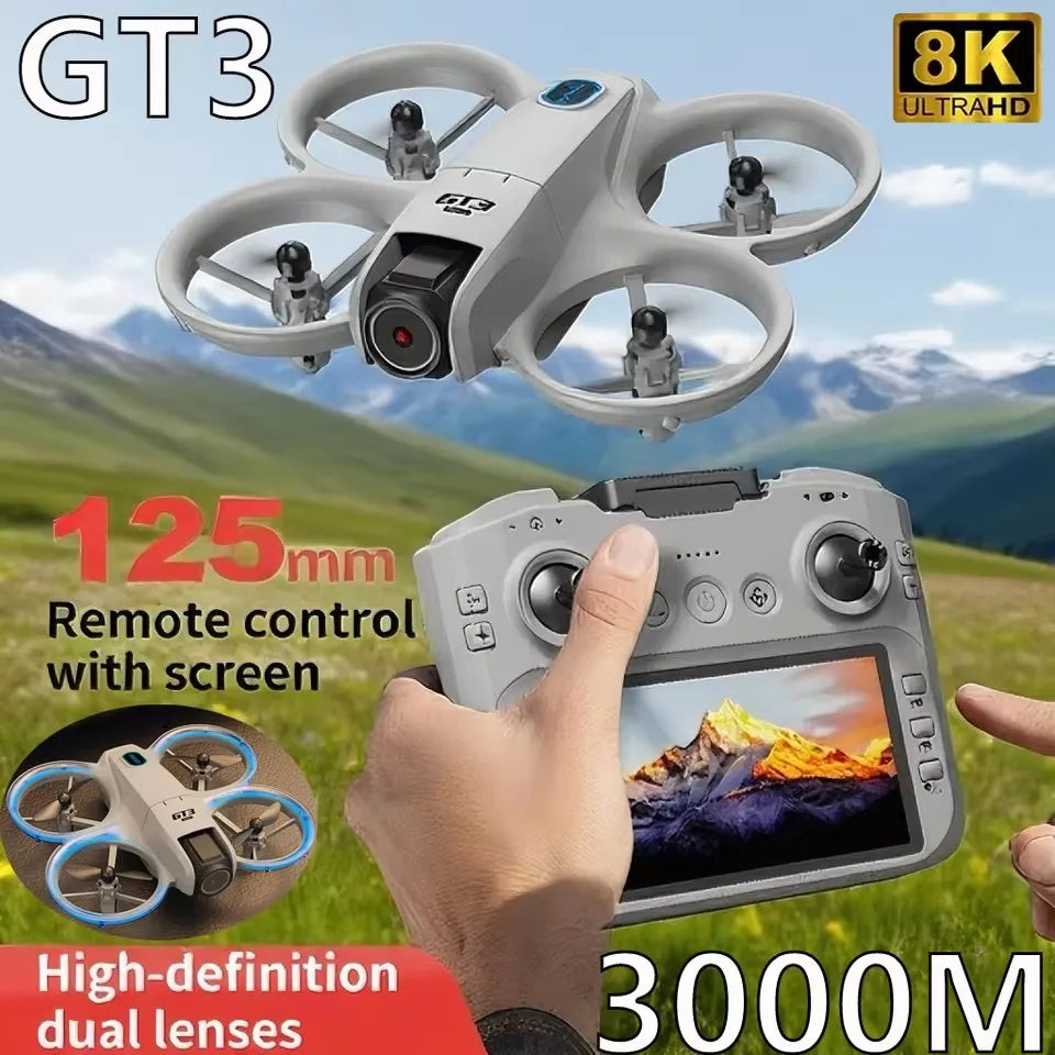 GT3 8K Dual Camera Foldable Drone