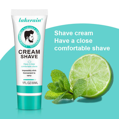 Natural Shaving Cream For Men Facial Care, Rich And Dense Foam Effectively Softens Beard For Easy Shaving Gentle For All Beard T