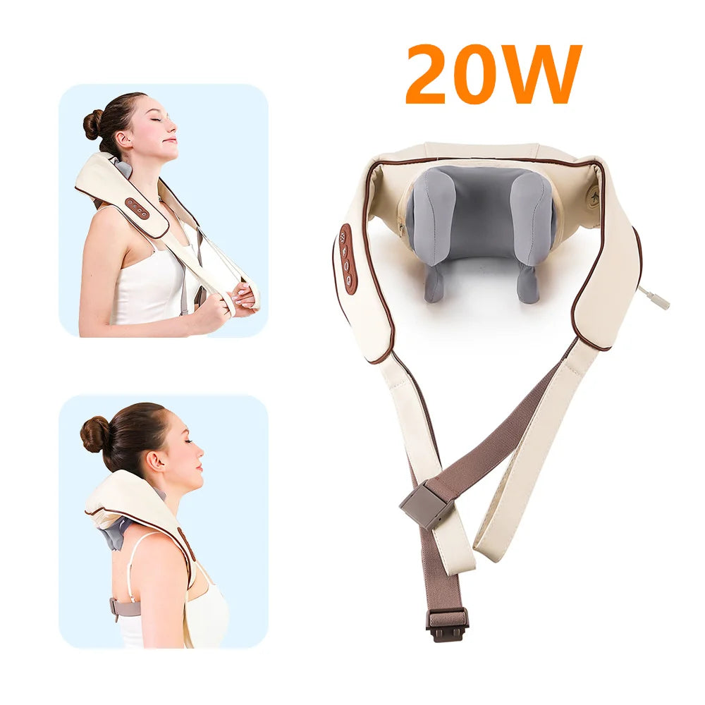 26W Neck, Shoulder & Back Kneading Massager