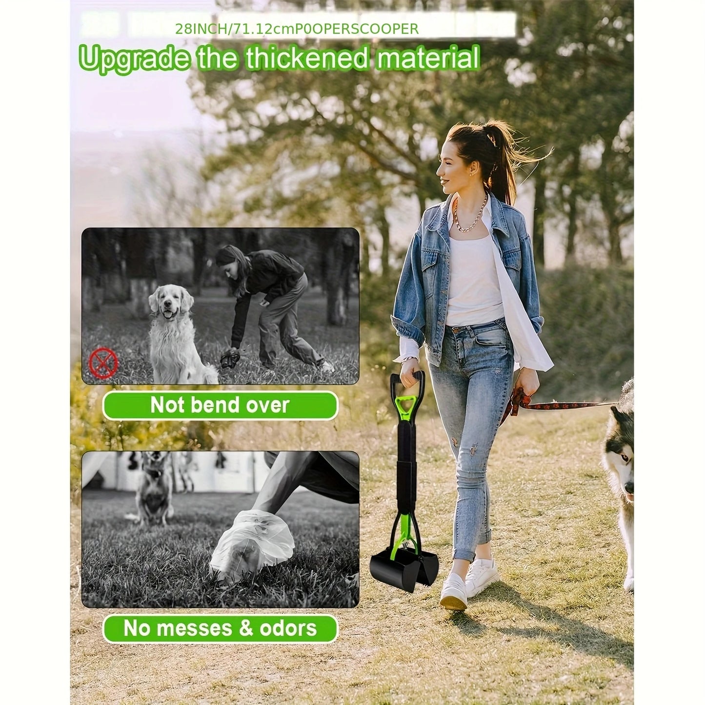 Portable Foldable Dog Waste Scooper