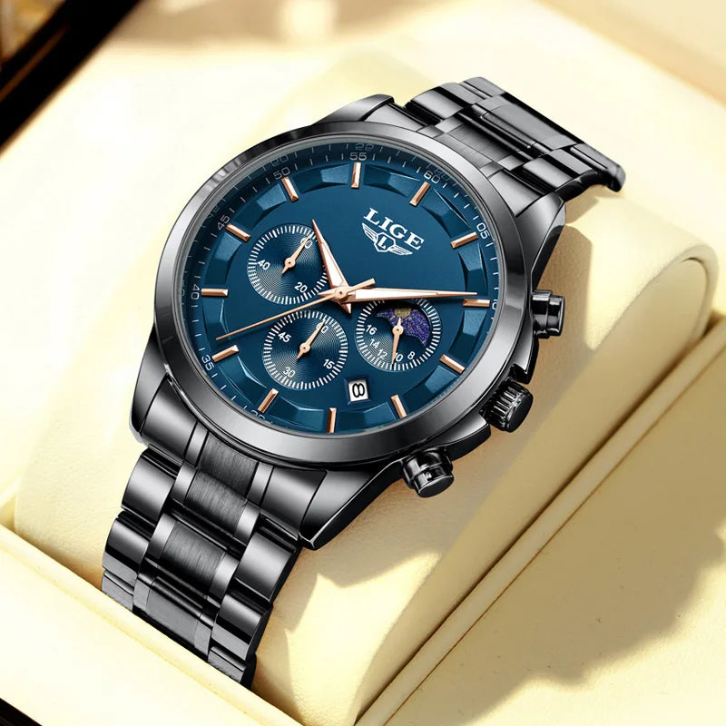 Elevate Your Style: Luxury Quartz Chronograph Watch for Gentlemen