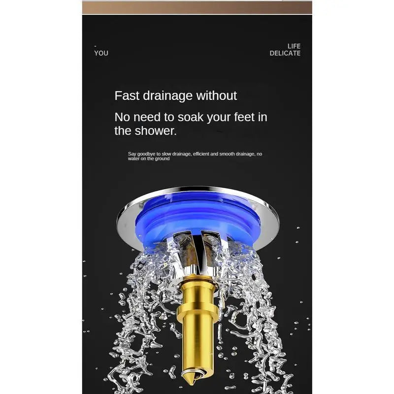 Premium Pop-Up Anti-Odour Floor Drain Cover