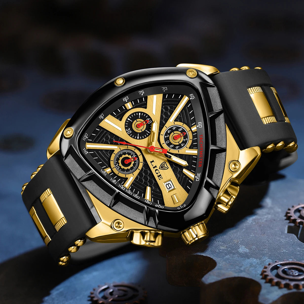 LIGE Men’s Sport Watch – Bold Design, Ultimate Performance