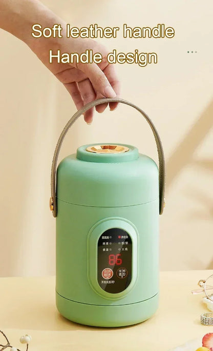 Portable mini electric rice cooker and lunchbox
