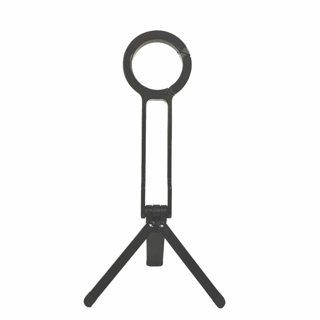 Foldable Magnetic Phone Tripod with Carabiner Mount