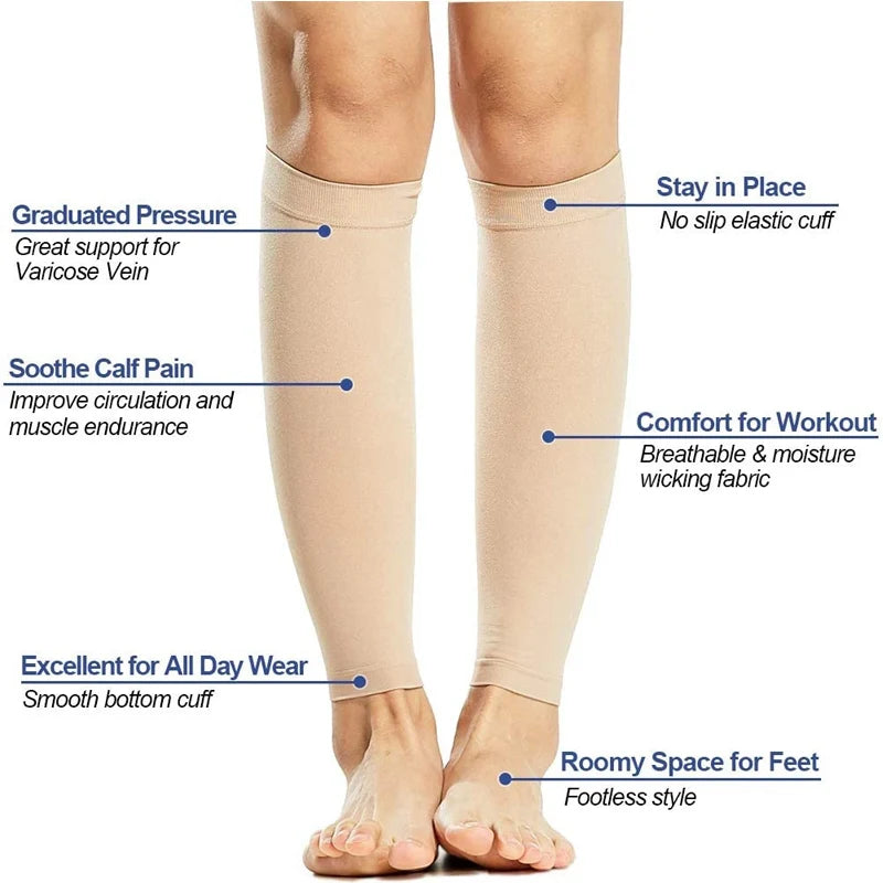 Relieve leg fatigue and improve blood circulation with graduated compression stockings