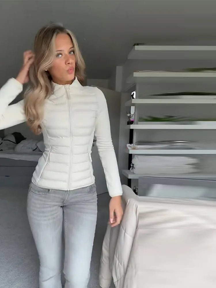 Women’s Elegant Quilted Cotton Jacket