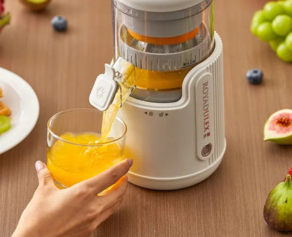 Large-Diameter Orange Juicer with Juice & Pulp Separator