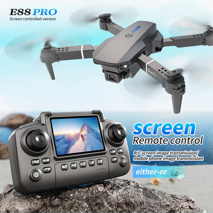 E88 PRO 8K HD Foldable Drone With Wide-Angle Camera & Smart Height Hold