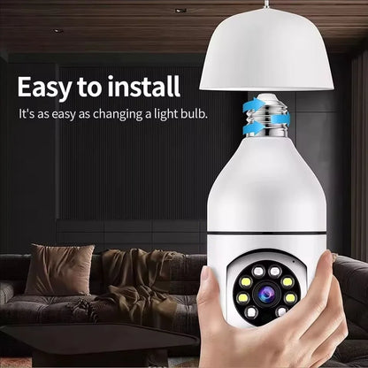 4G WiFi IP Bulb with Camera, E27 socket, and 3MP sensor
