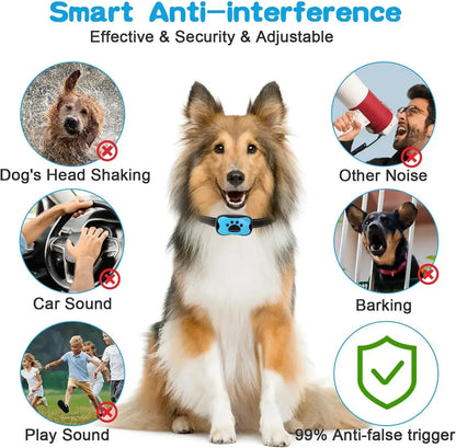 Smart Ultrasonic Anti-Bark Training Collar