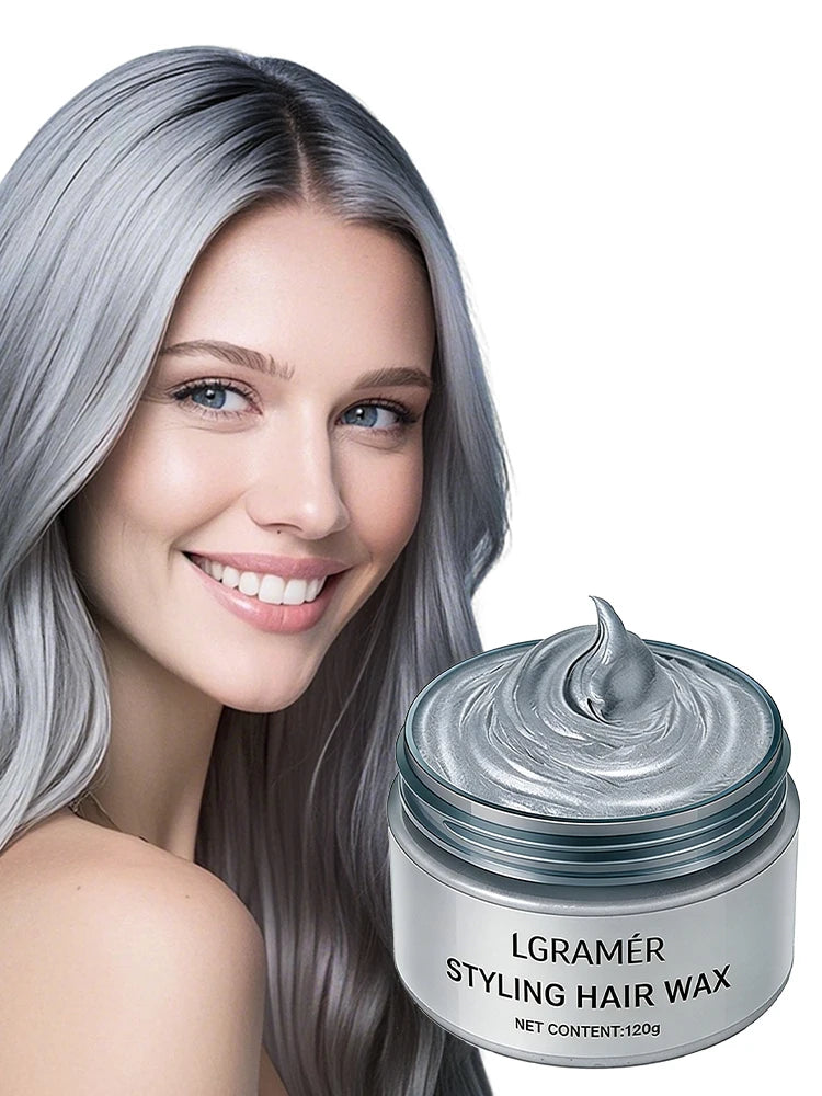 9 Colors Temporary Hair Color Wax Disposable One-Time Use Washable Hair Dye Cream for Party Cosplay DIY Hair Styling