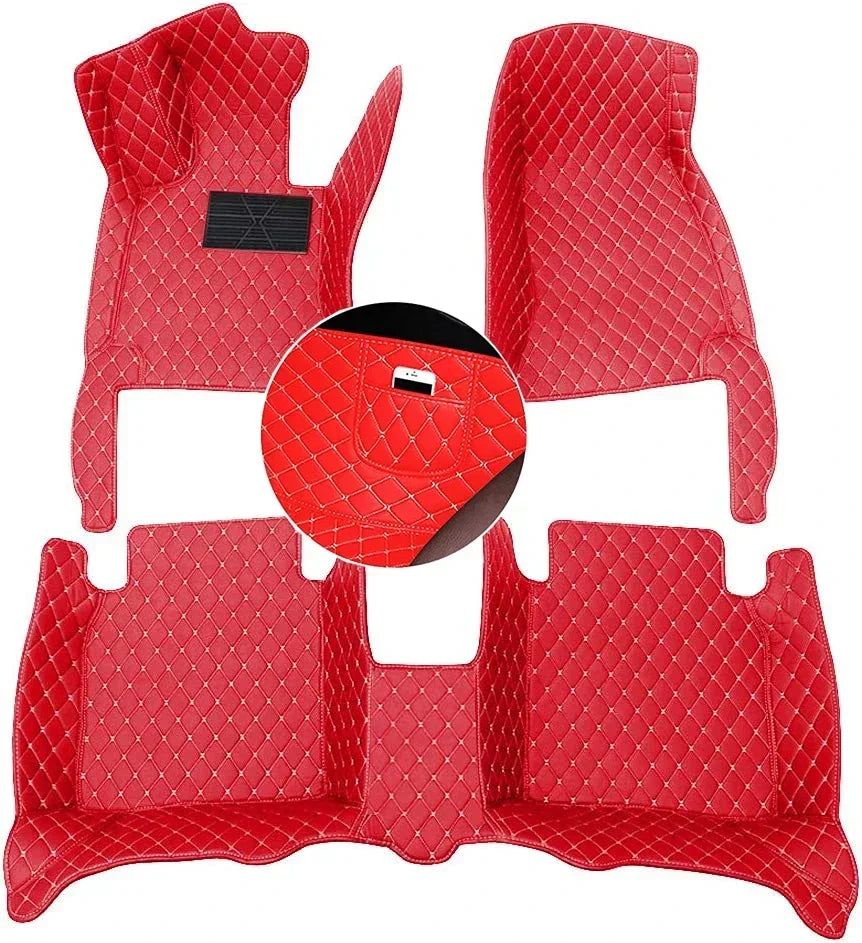 Luxury Waterproof Leather Car Floor Mats