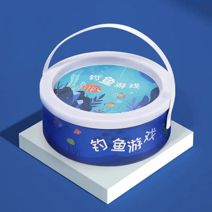 Montessori Wooden Fishing Toy for Kids Learning