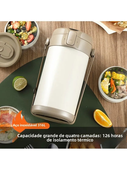 Large-Capacity 316 Stainless Steel Thermal Container