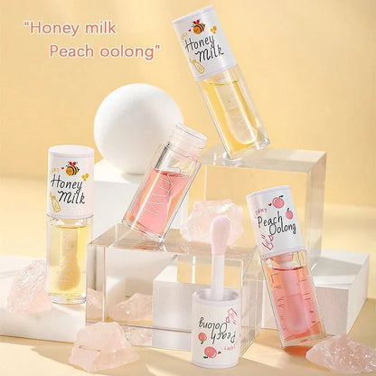 White Peach and Honey Lip Oil – Silky Hydration
