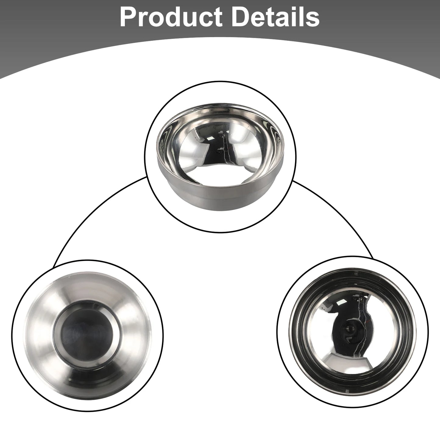 Double-Layer Stainless Steel Bowl