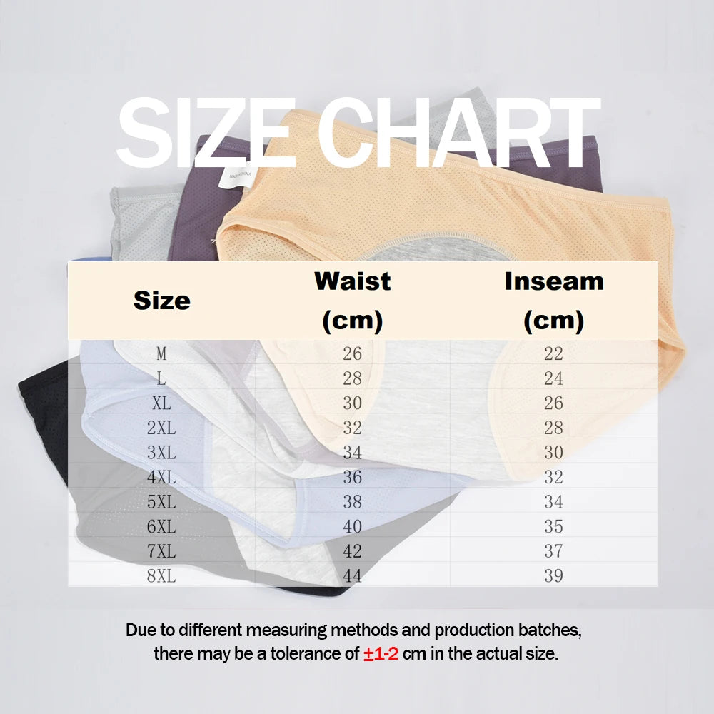 Women's Leak-Proof Mid-Waist Period Panties
