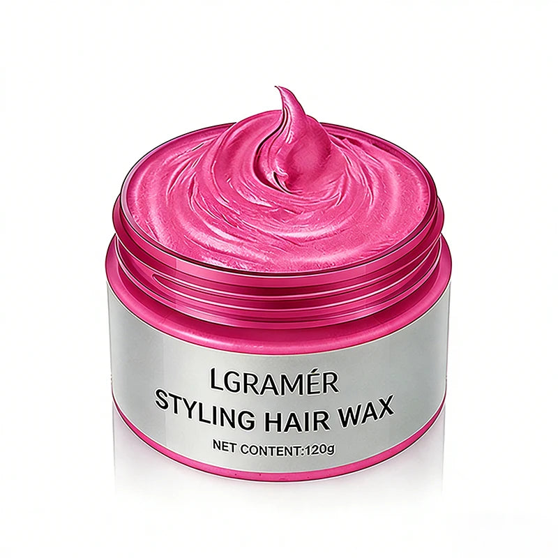 9 Colors Temporary Hair Color Wax Disposable One-Time Use Washable Hair Dye Cream for Party Cosplay DIY Hair Styling