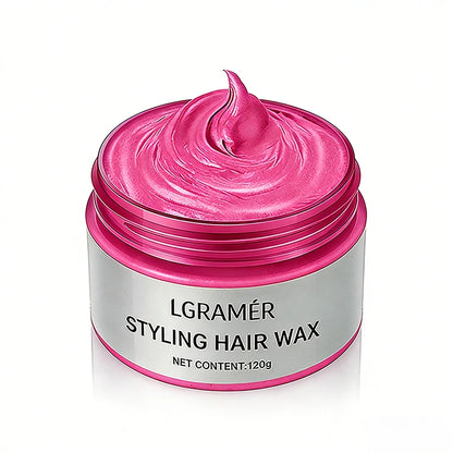 9 Colors Temporary Hair Color Wax Disposable One-Time Use Washable Hair Dye Cream for Party Cosplay DIY Hair Styling