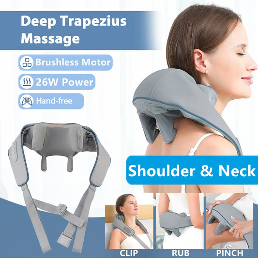 26W Neck, Shoulder & Back Kneading Massager