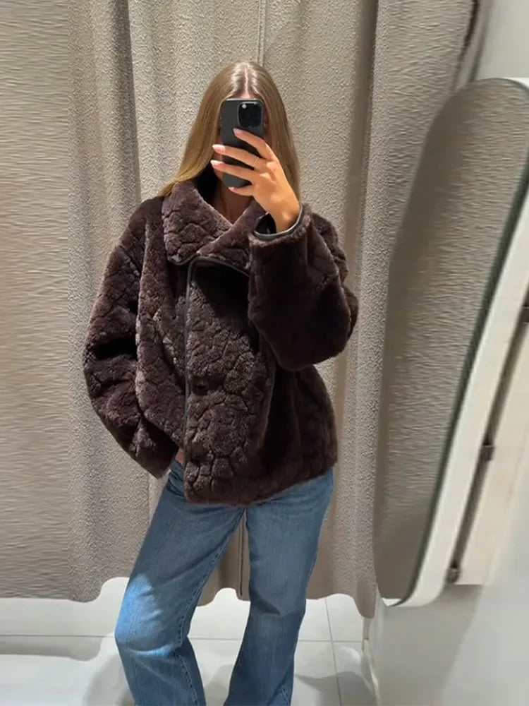 Women’s Ultra-Soft Lamb Fleece Jacket