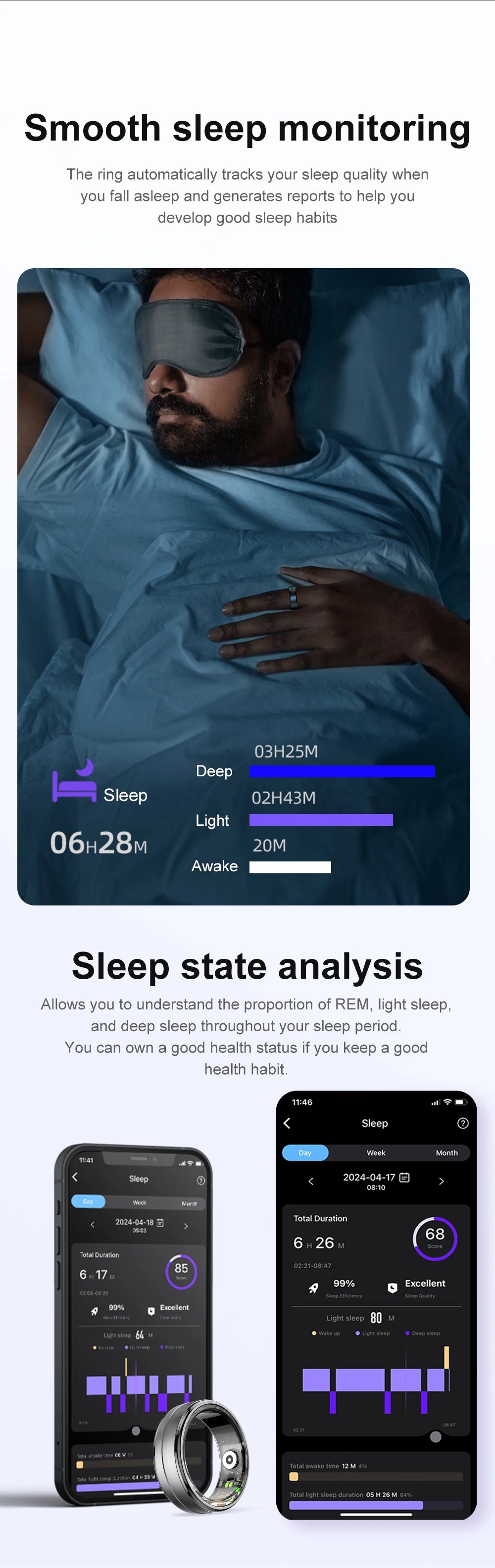 R06 Smart Ring - Monitor Your Health