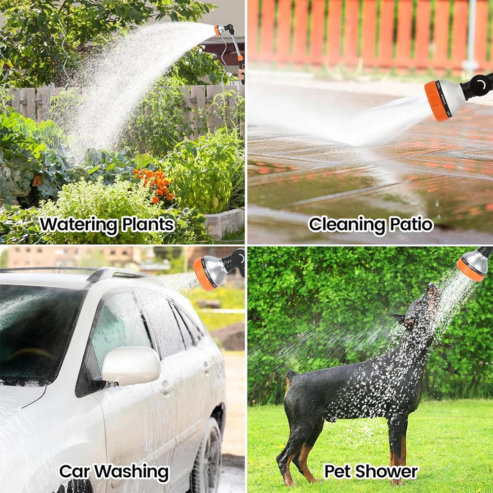 Garden Hose Spray Gun with Adjustable Handle