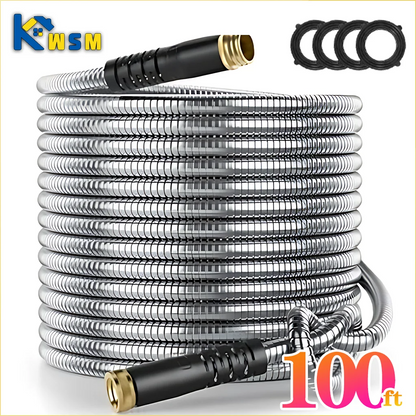 100ft Stainless Steel Garden Hose