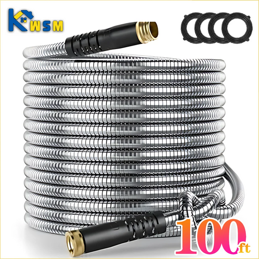 100ft Stainless Steel Garden Hose