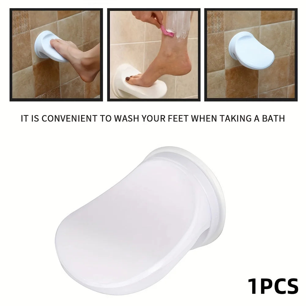 Non-Slip Shower Foot Rest with Strong Suction Grip