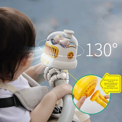 Rechargeable Baby Fan – Cool Comfort on the Go