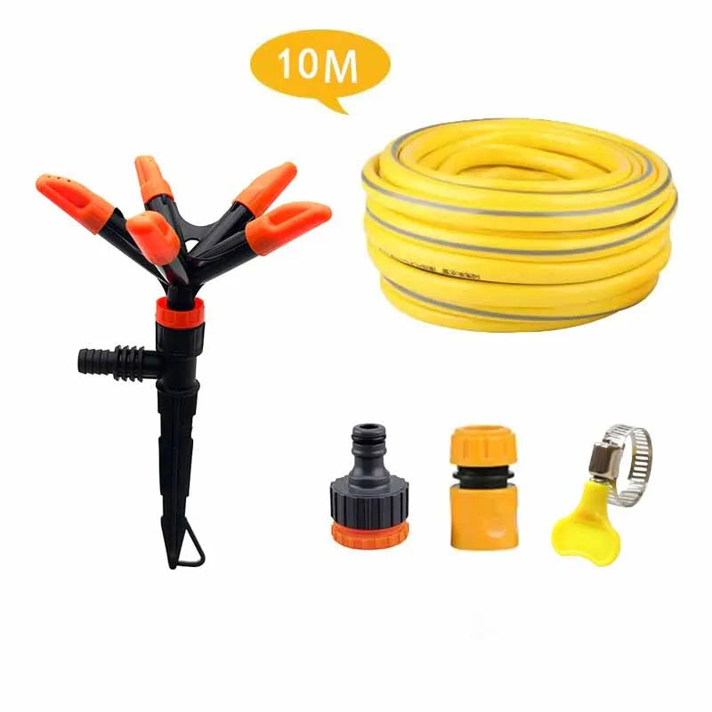 360° Automatic Rotating Garden Sprinkler for Wide & Even Water Coverage