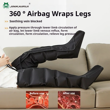 **AirRevive™ Air Compression Leg & Foot Massager Boots with Remote Control