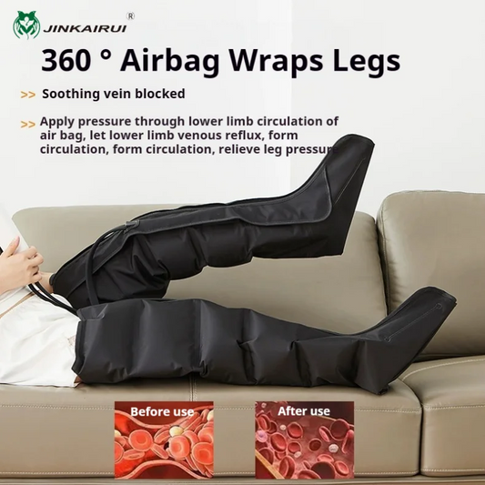 **AirRevive™ Air Compression Leg & Foot Massager Boots with Remote Control