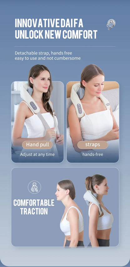 26W Neck, Shoulder & Back Kneading Massager
