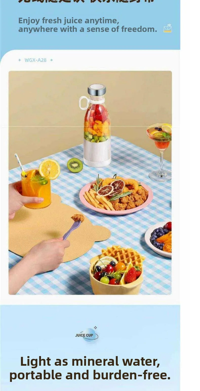 Portable Large Capacity Automatic Fruit Juicer Cup