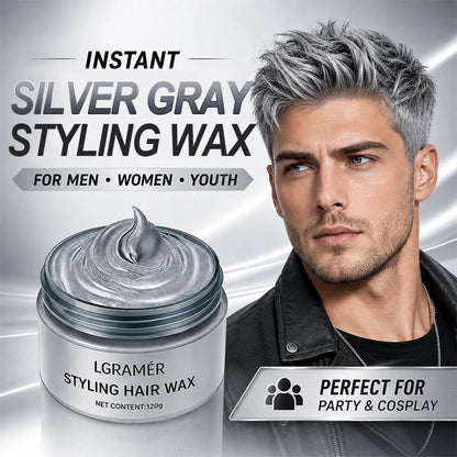 9 Colors Temporary Hair Color Wax Disposable One-Time Use Washable Hair Dye Cream for Party Cosplay DIY Hair Styling