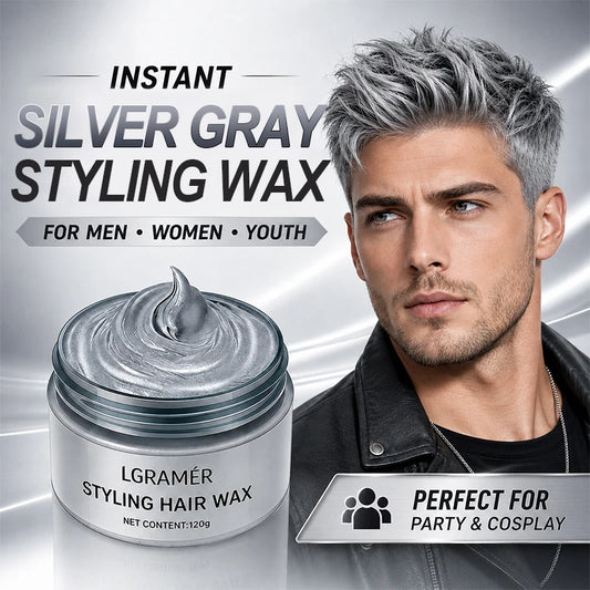 9 Colors Temporary Hair Color Wax Disposable One-Time Use Washable Hair Dye Cream for Party Cosplay DIY Hair Styling