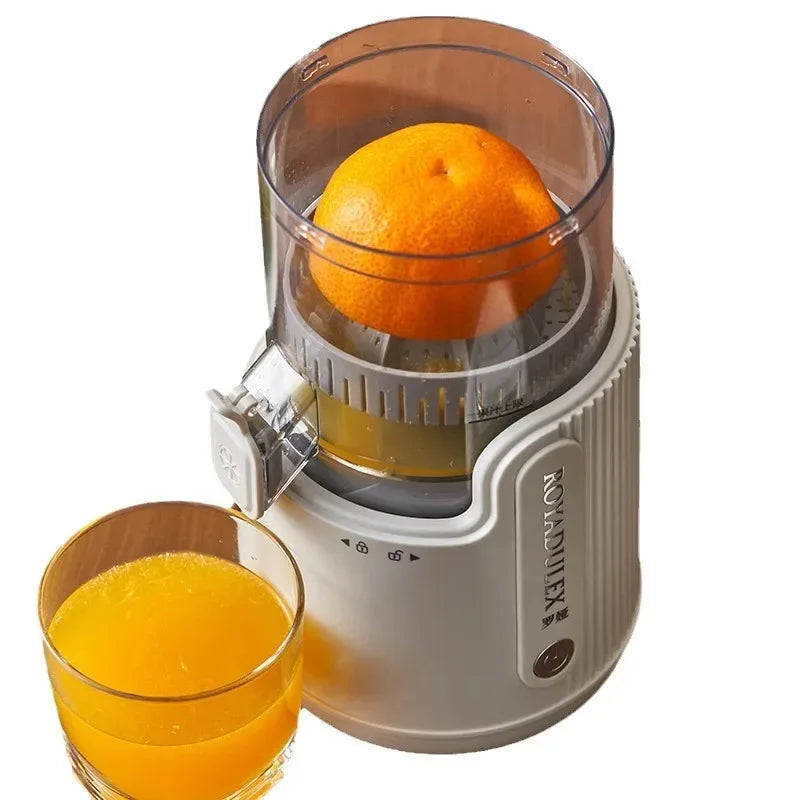 Large-Diameter Orange Juicer with Juice & Pulp Separator