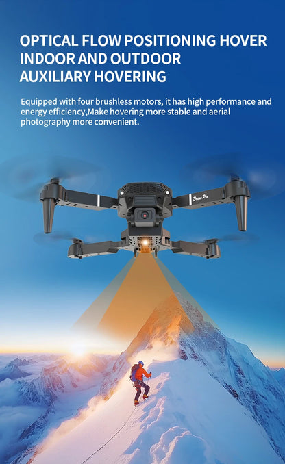 E88 PRO 8K HD Foldable Drone With Wide-Angle Camera & Smart Height Hold