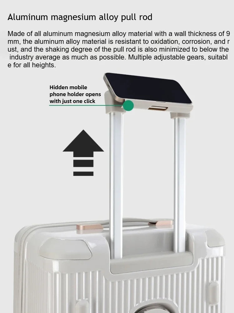 LIGHTGO SilentGlide Suitcase – Ultra-Light Performance for Effortless Travel