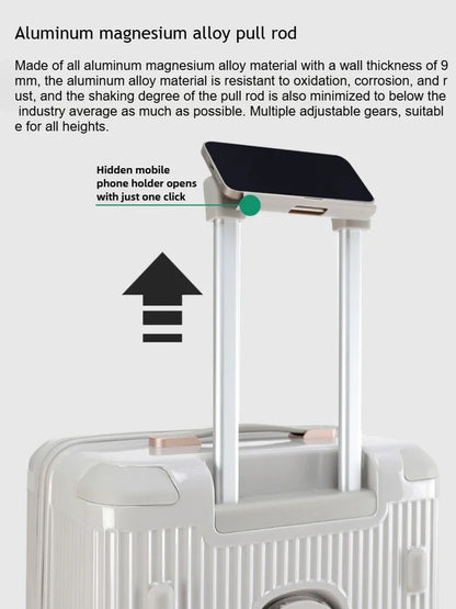 LIGHTGO SilentGlide Suitcase – Ultra-Light Performance for Effortless Travel
