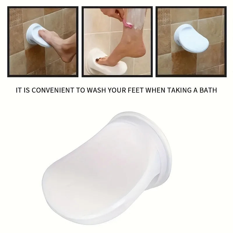 Non-Slip Shower Foot Rest with Strong Suction Grip